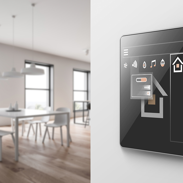 Smart home control panel